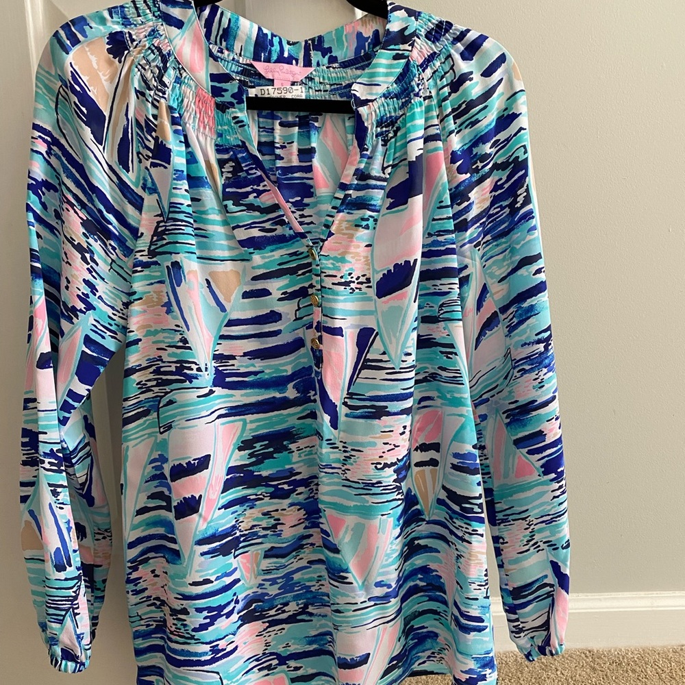 Lilly Pulitzer Elsa Top - Pier Pressure